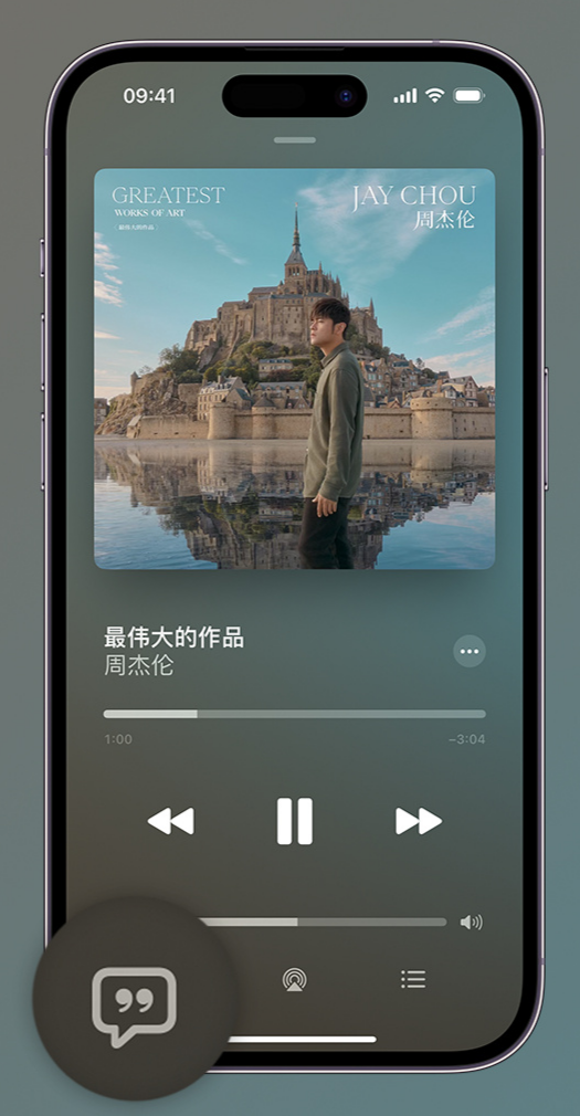 绥宁iphone维修分享如何在iPhone上使用Apple Music全新唱歌功能 